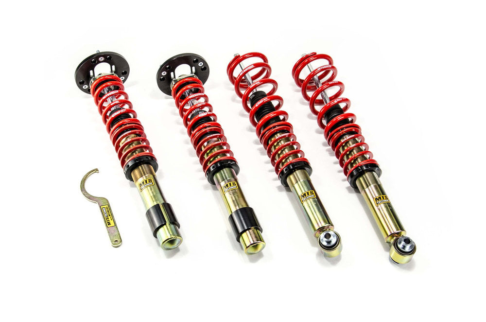 MTSGWBM106 Street Coilover Kit w/ Camber Adjust Top Mounts (Gold) for BMW 5 (E60)
