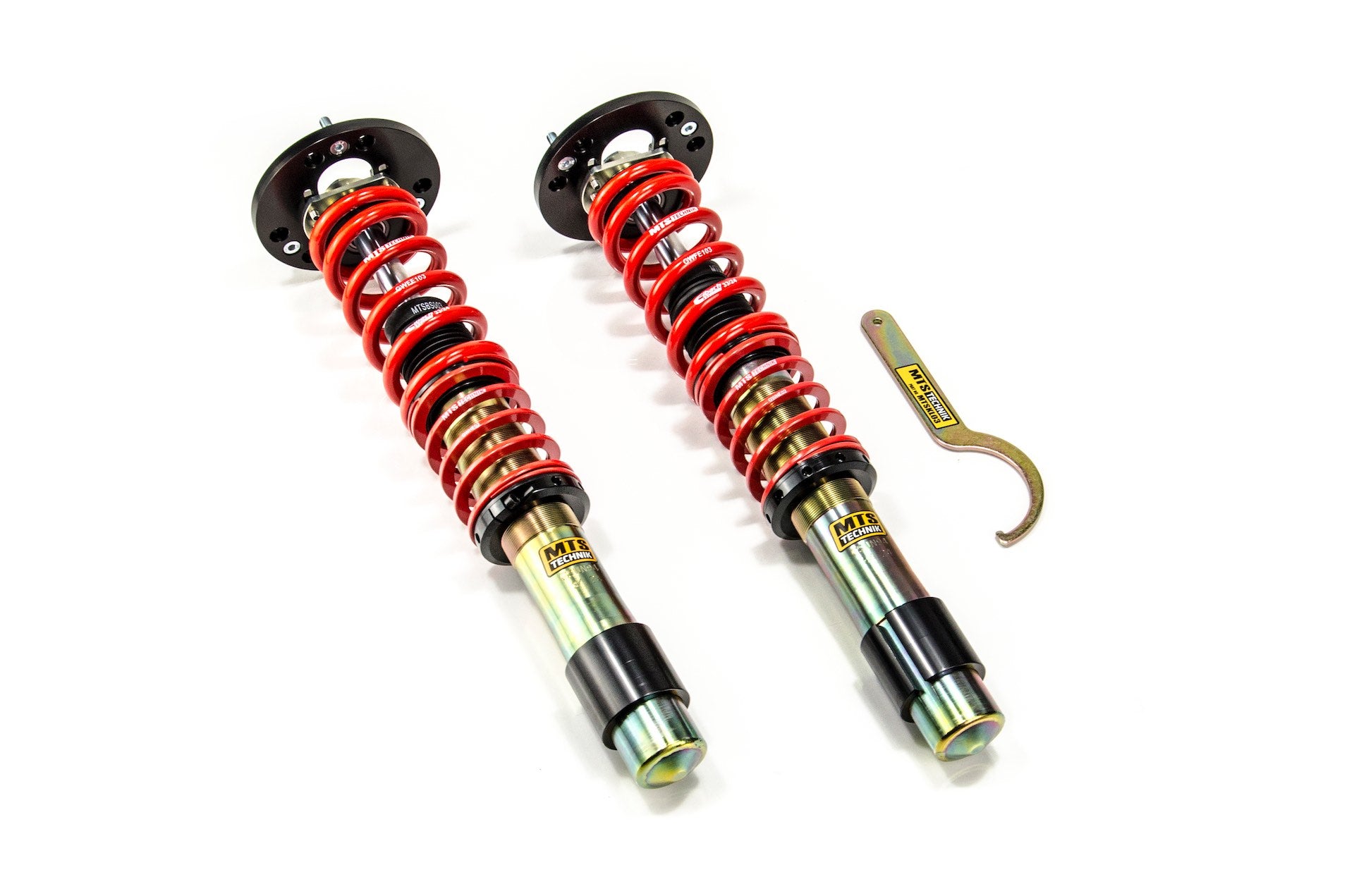 Street Coilover Kit w/ Camber Adjust Top Mounts (Gold) for BMW 5 (E60) - Front Only