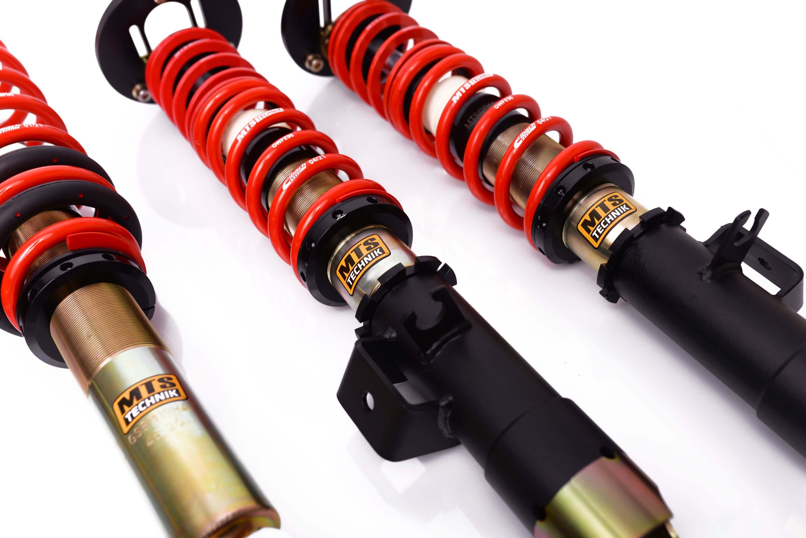 Street Coilover Kit w/ Camber Adjust Top Mounts (Gold) - Weld-In for BMW 5 Touring (E34)