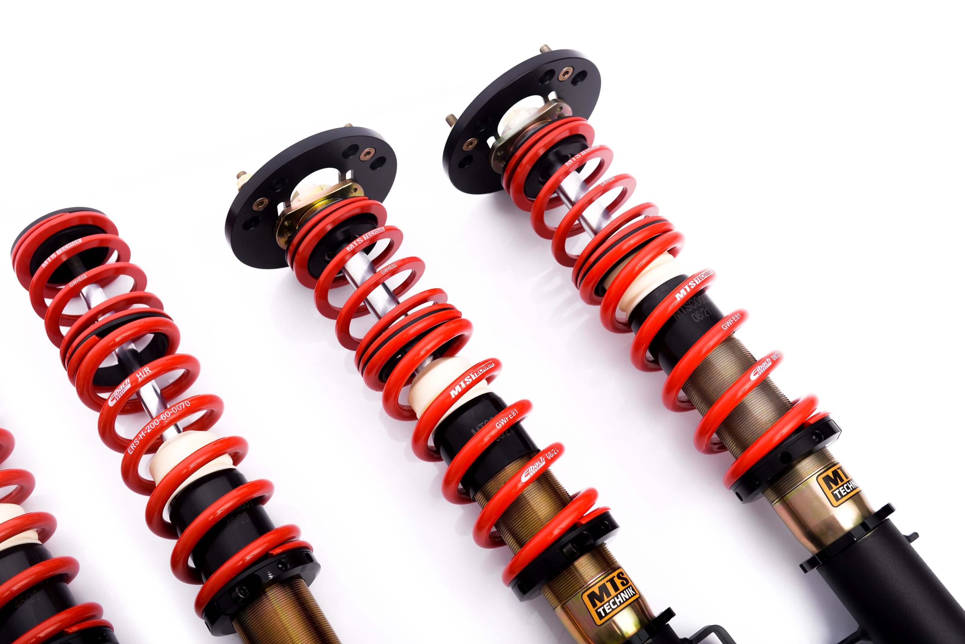 Street Coilover Kit w/ Camber Adjust Top Mounts (Gold) - Weld-In for BMW 5 (E28)