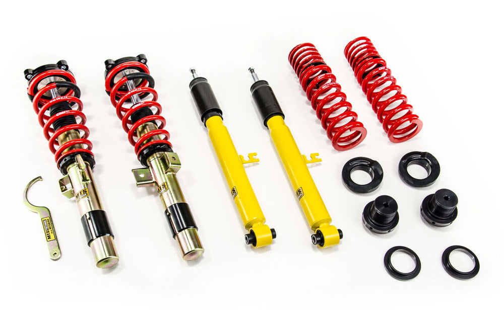MTSGWBM77 Street Coilover Kit w/ Camber Adjust Top Mounts (Gold) for BMW 2 Coupe (G42/G87)
