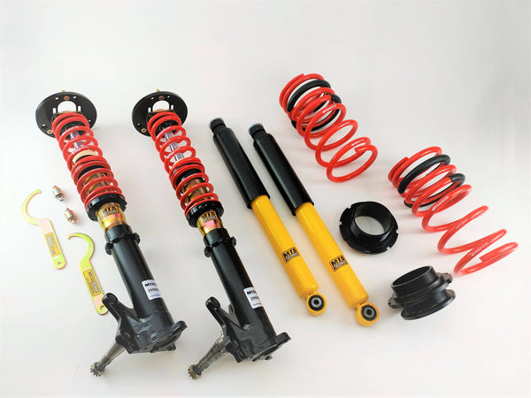 Street Coilover Kit w/ Camber Adjust Top Mounts (Gold) for BMW 1502-2002 Convertible (E10)