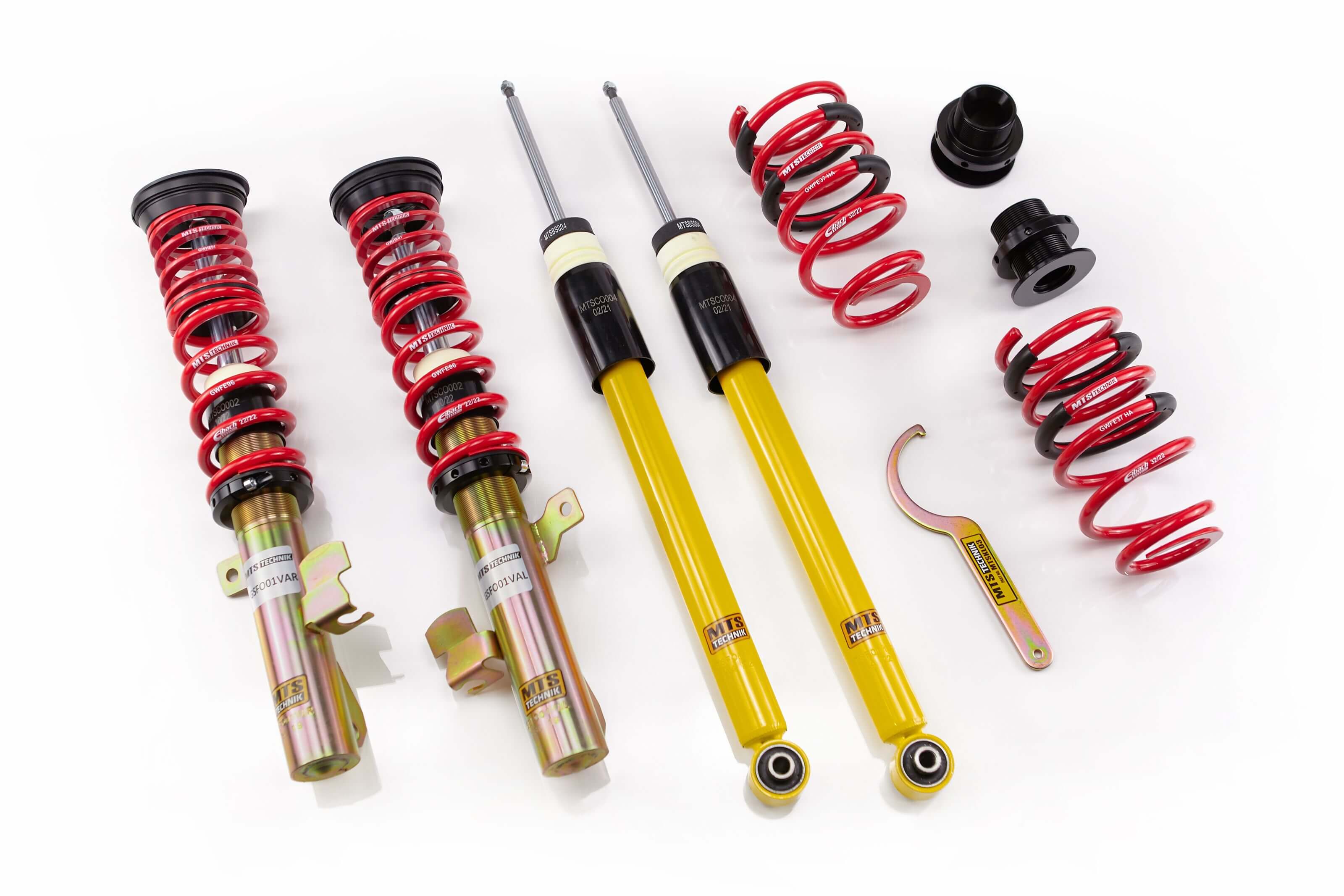 Street Coilover Kit (Gold) for Ford FOCUS II (DA)