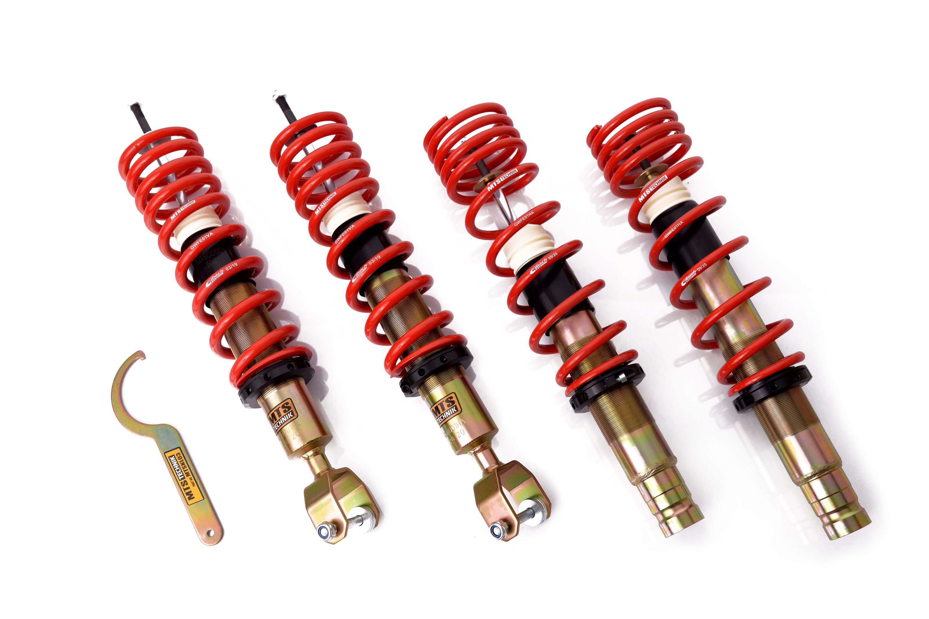 Comfort Coilover Kit (Gold) for Honda CIVIC VI Coupe (EJ/EM)