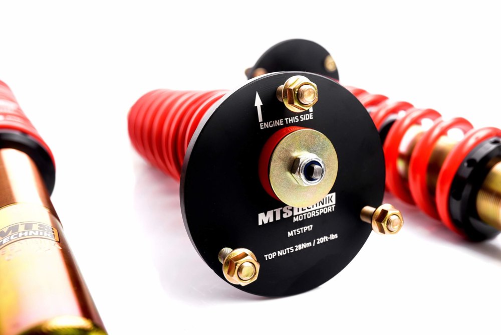 MTSGWMI01 Street Coilover Kit w/ Camber Adjust Top Mounts (Gold) for Mitsubishi GALANT VIII (EA)