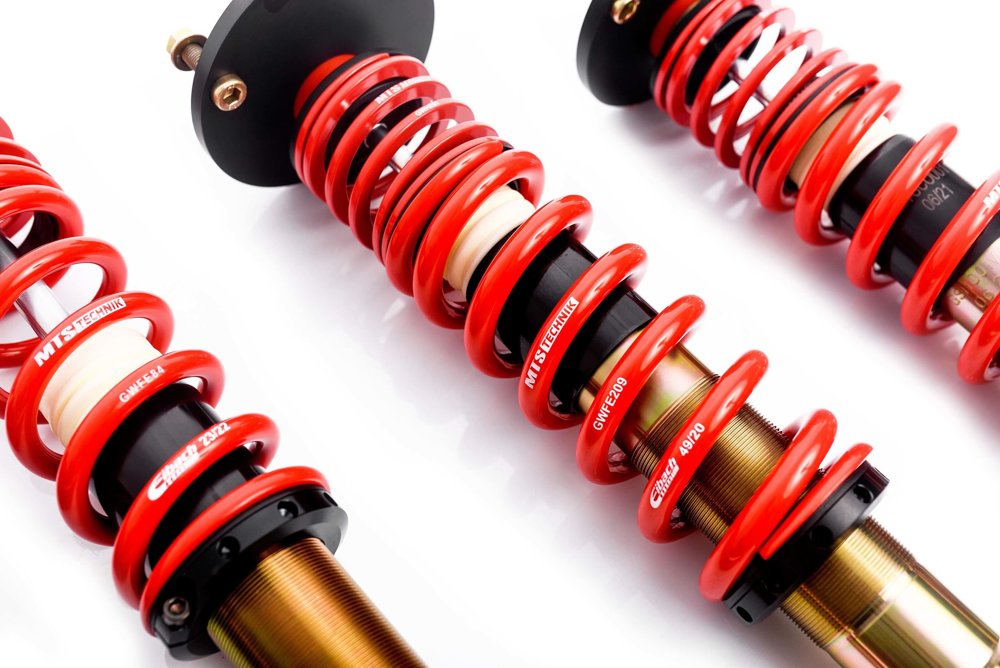 MTSGWMI01-S Stance Coilover Kit w/ Camber Adjust Top Mounts (Gold) for Mitsubishi GALANT VIII (EA)