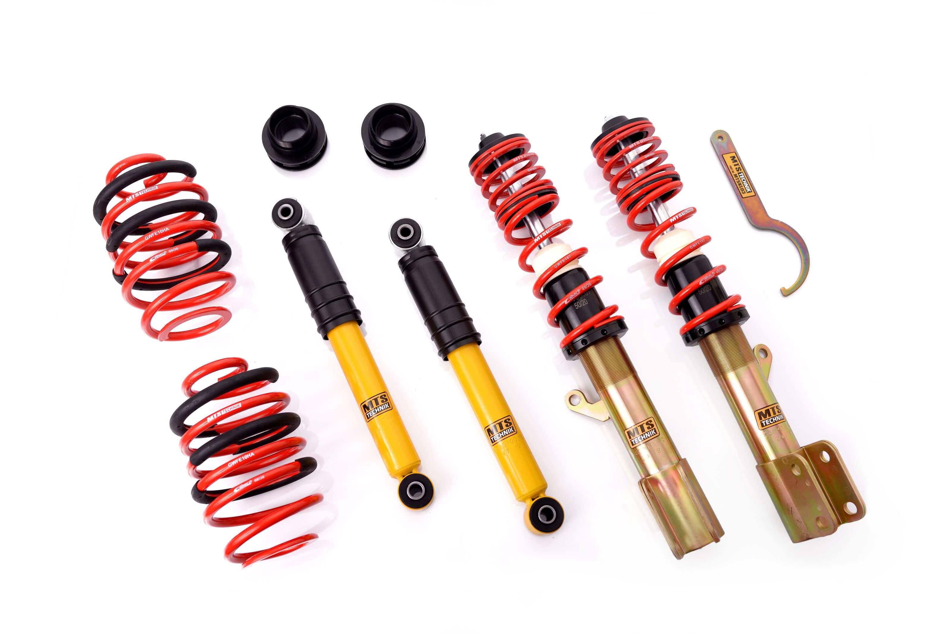 Comfort Coilover Kit (Gold) for Opel ASTRA G Convertible (T98)