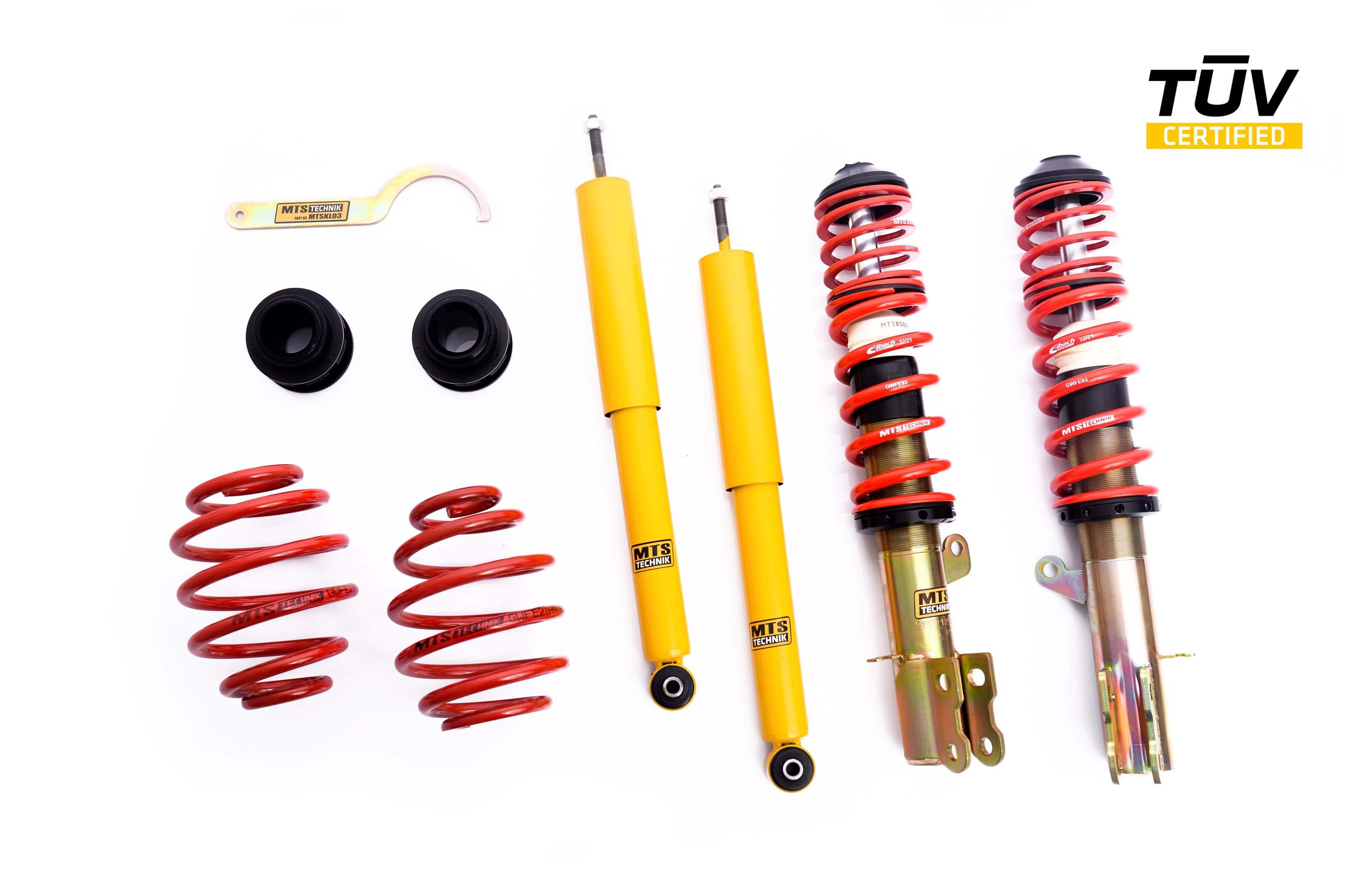 Street Coilover Kit (Gold) for Opel TIGRA TwinTop (X04)