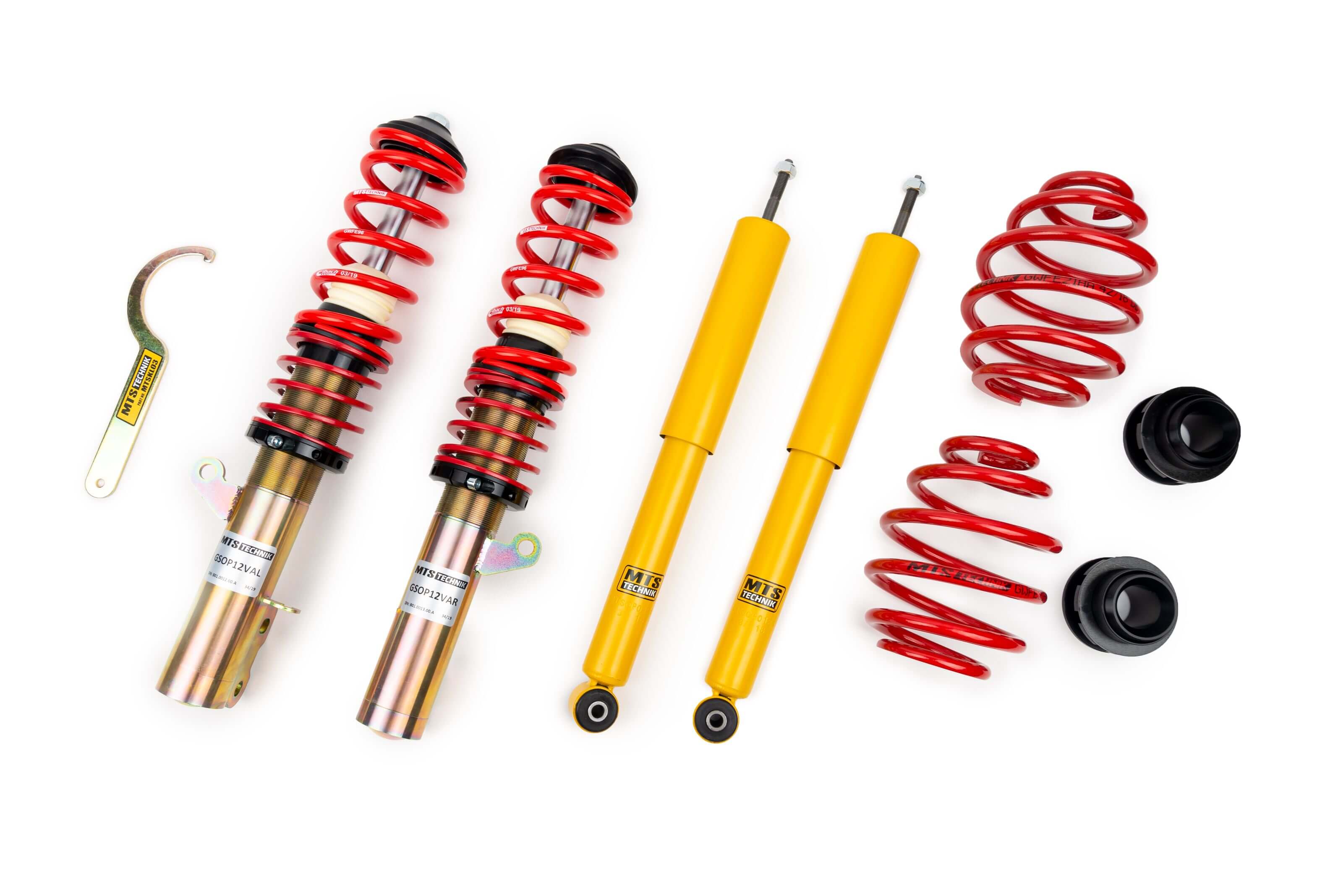 Street Coilover Kit (Gold) for Opel CORSA C (X01)