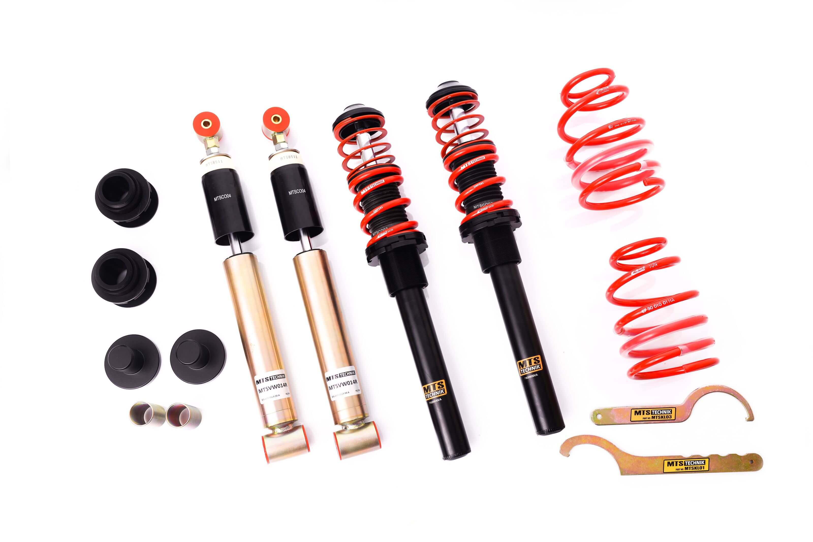 Street Coilover Kit (Gold) for Volkswagen PASSAT B1 (32)