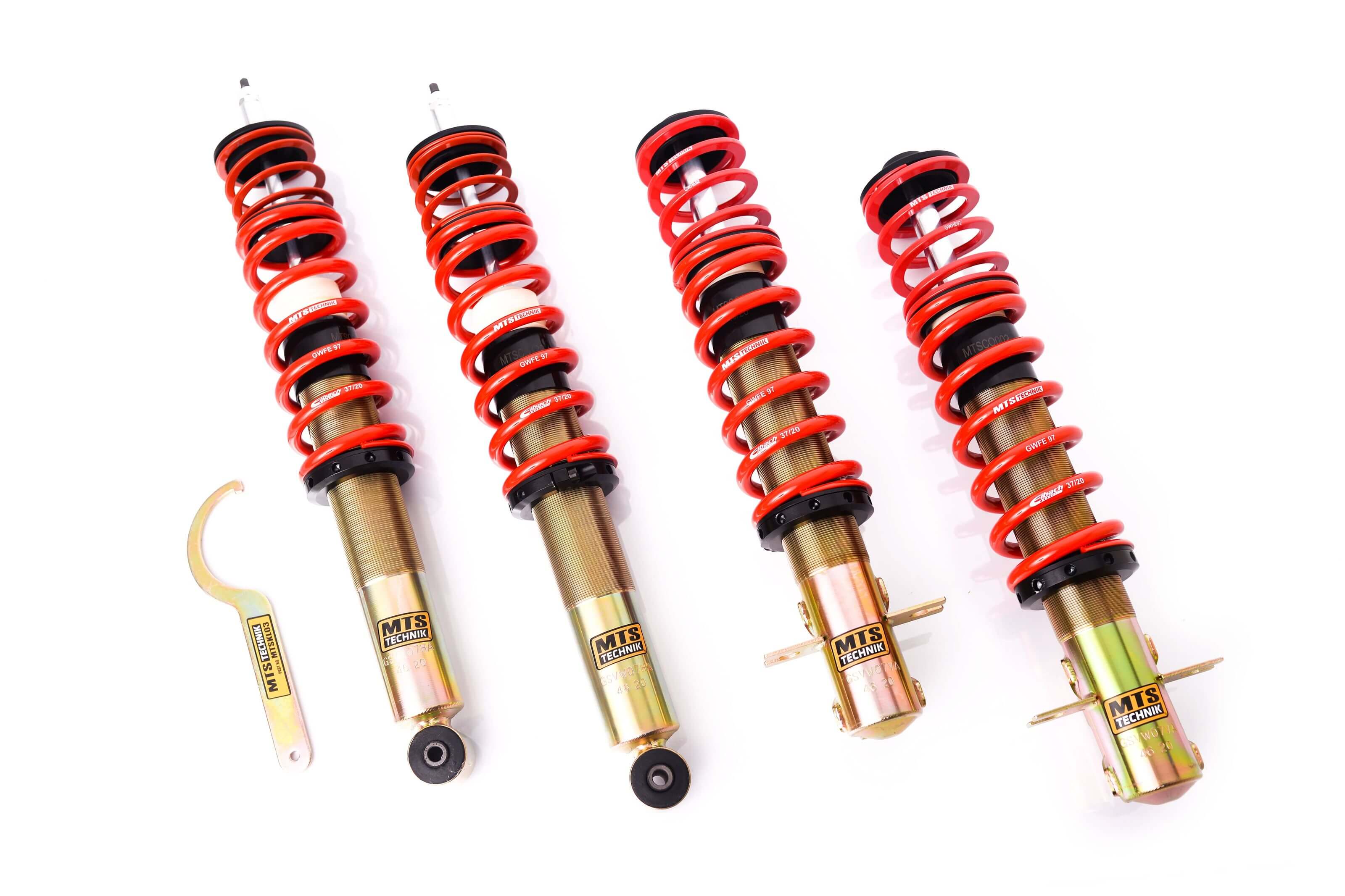 Street Coilover Kit (Gold) for Volkswagen SCIROCCO (53)