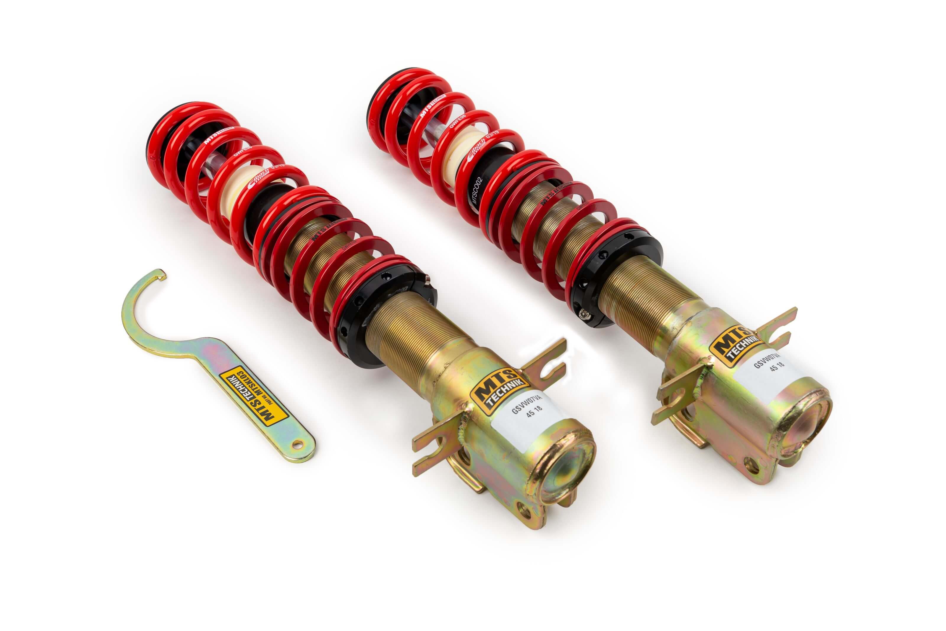 Street Coilover Kit (Gold) for Volkswagen GOLF I (17)