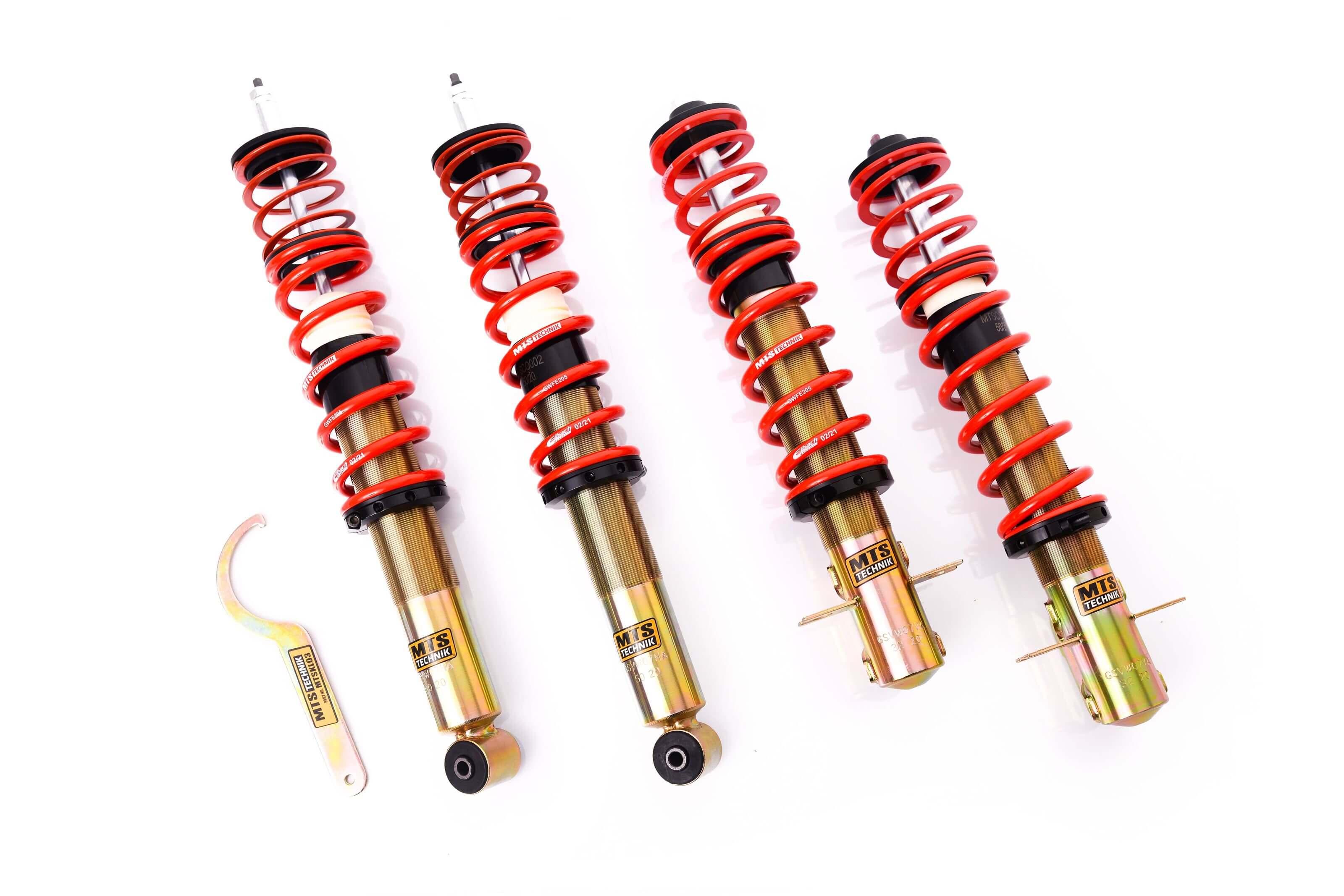 Street Coilover Kit (Gold) for Volkswagen SCIROCCO (53)