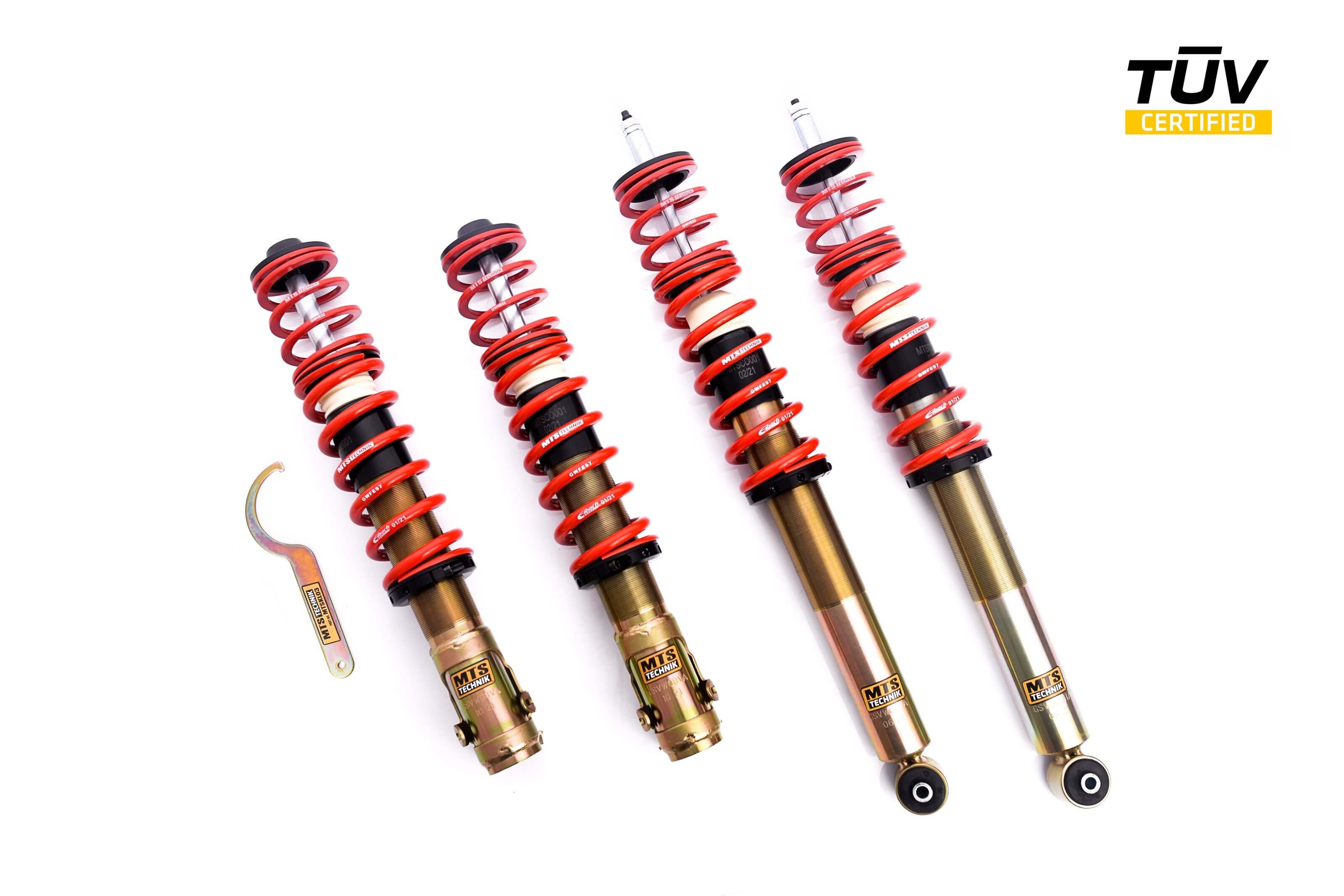 Comfort Coilover Kit (Gold) for Volkswagen GOLF III Cabriolet (1E7)