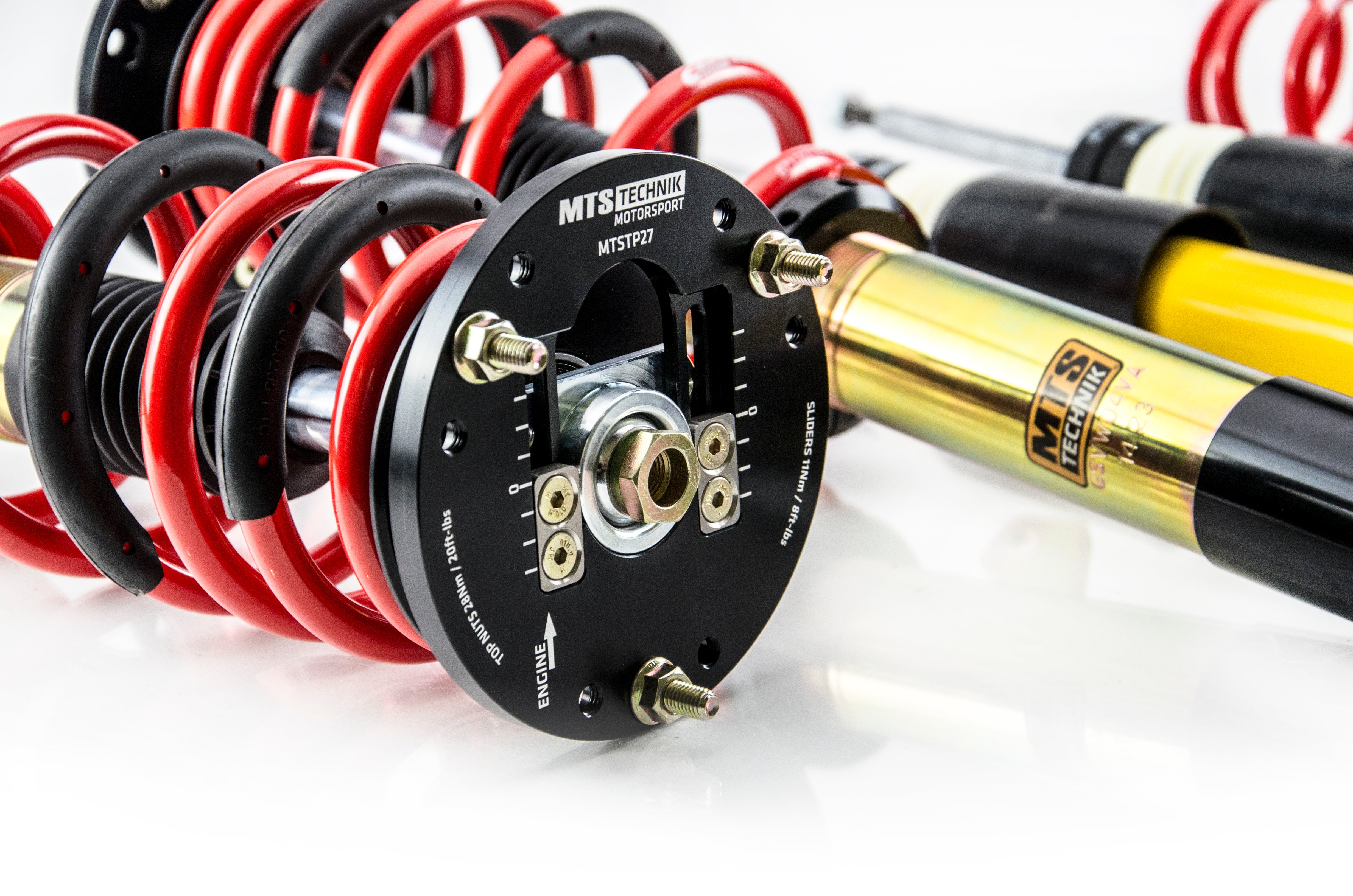 Street Coilover Kit w/ Camber Adjust Top Mounts (Gold) for Volkswagen T-ROC Convertible (AC7/AC8)