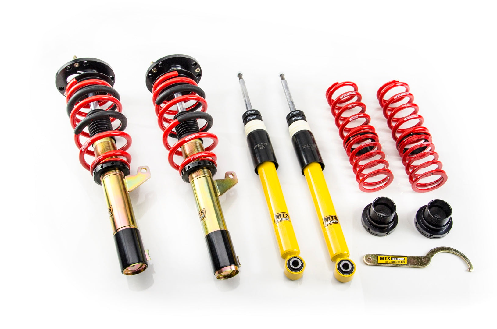 Street Coilover Kit w/ Camber Adjust Top Mounts (Gold) for Volkswagen T-ROC (A11/D11)