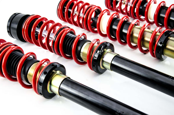 Comfort Coilover Kit w/ Camber Adjust Top Mounts (Gold) for Audi 80 B2 Saloon (81/85)