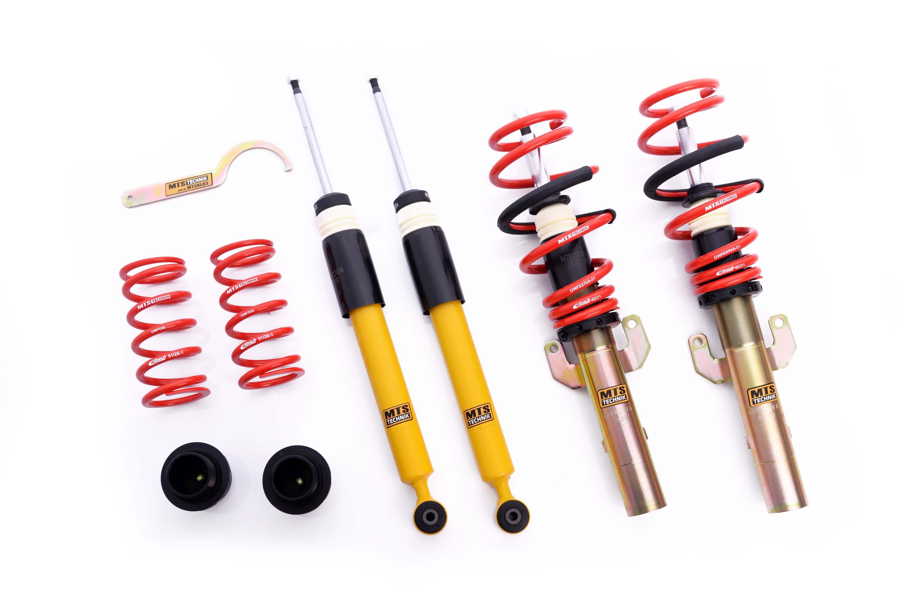 Street Coilover Kit (Gold) for Skoda FABIA Mk2 Combi (545)