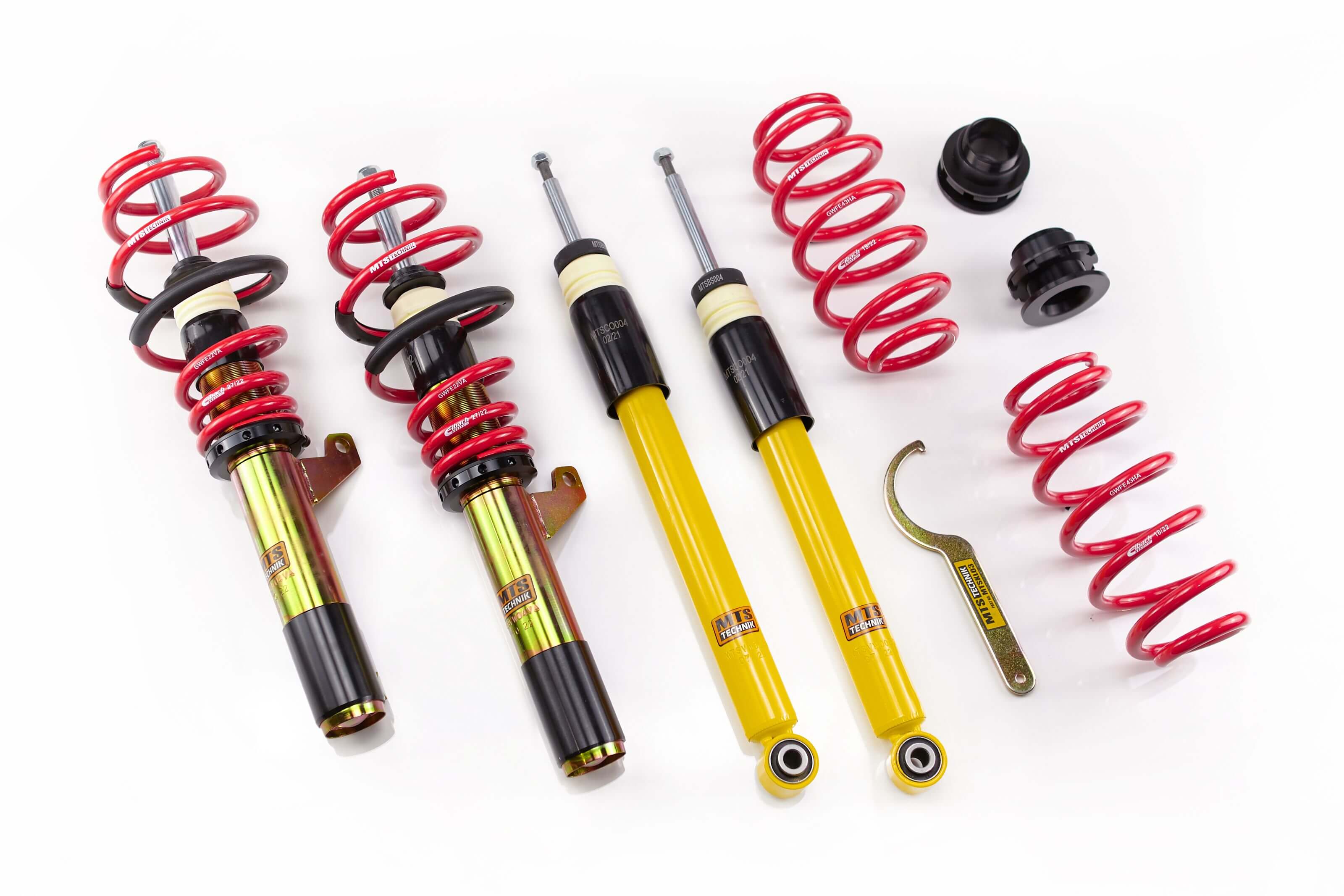 Street Coilover Kit (Gold) for Seat ALTEA (5P)