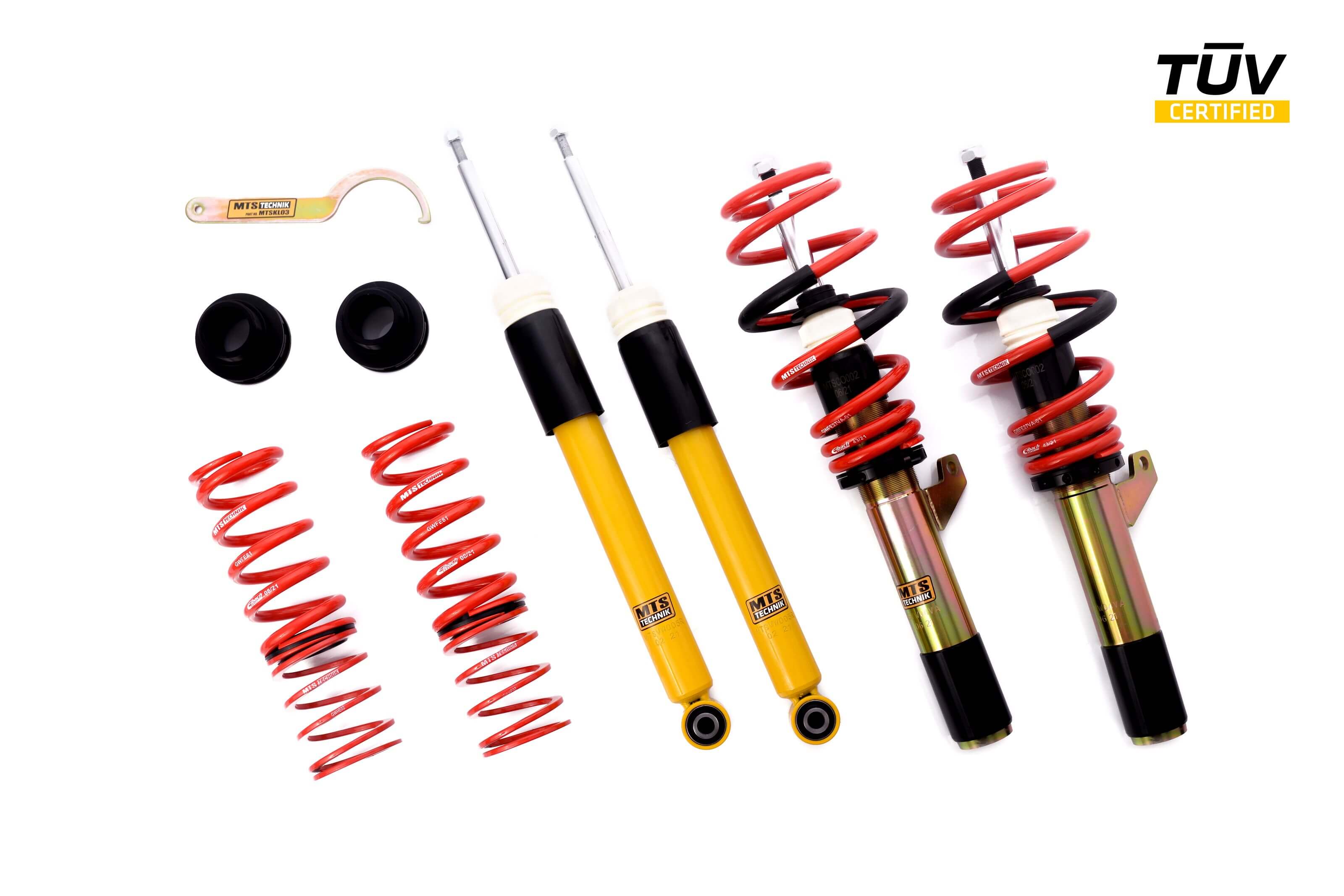 Street Coilover Kit (Gold) for Volkswagen BEETLE Convertible (5C7/5C8)