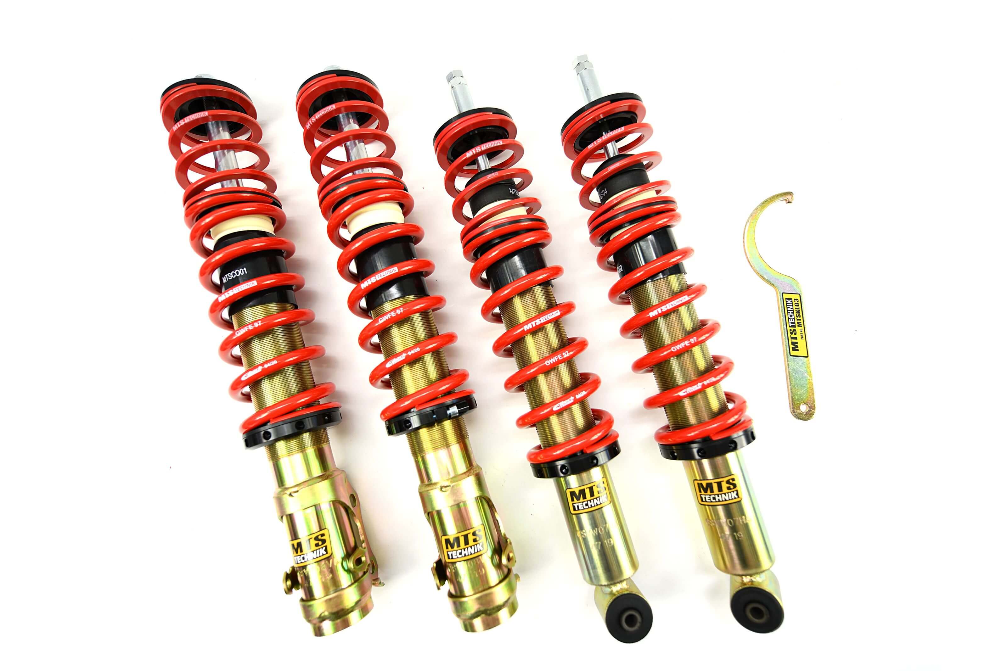 Street Coilover Kit (Gold) for Volkswagen GOLF II (19E/1G1)