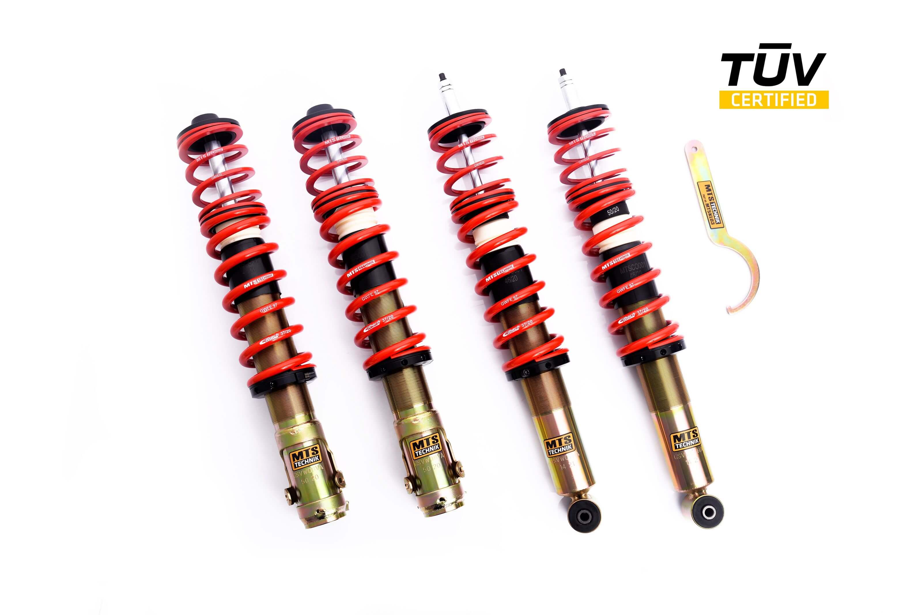 Comfort Coilover Kit (Gold) for Volkswagen GOLF II (19E/1G1)