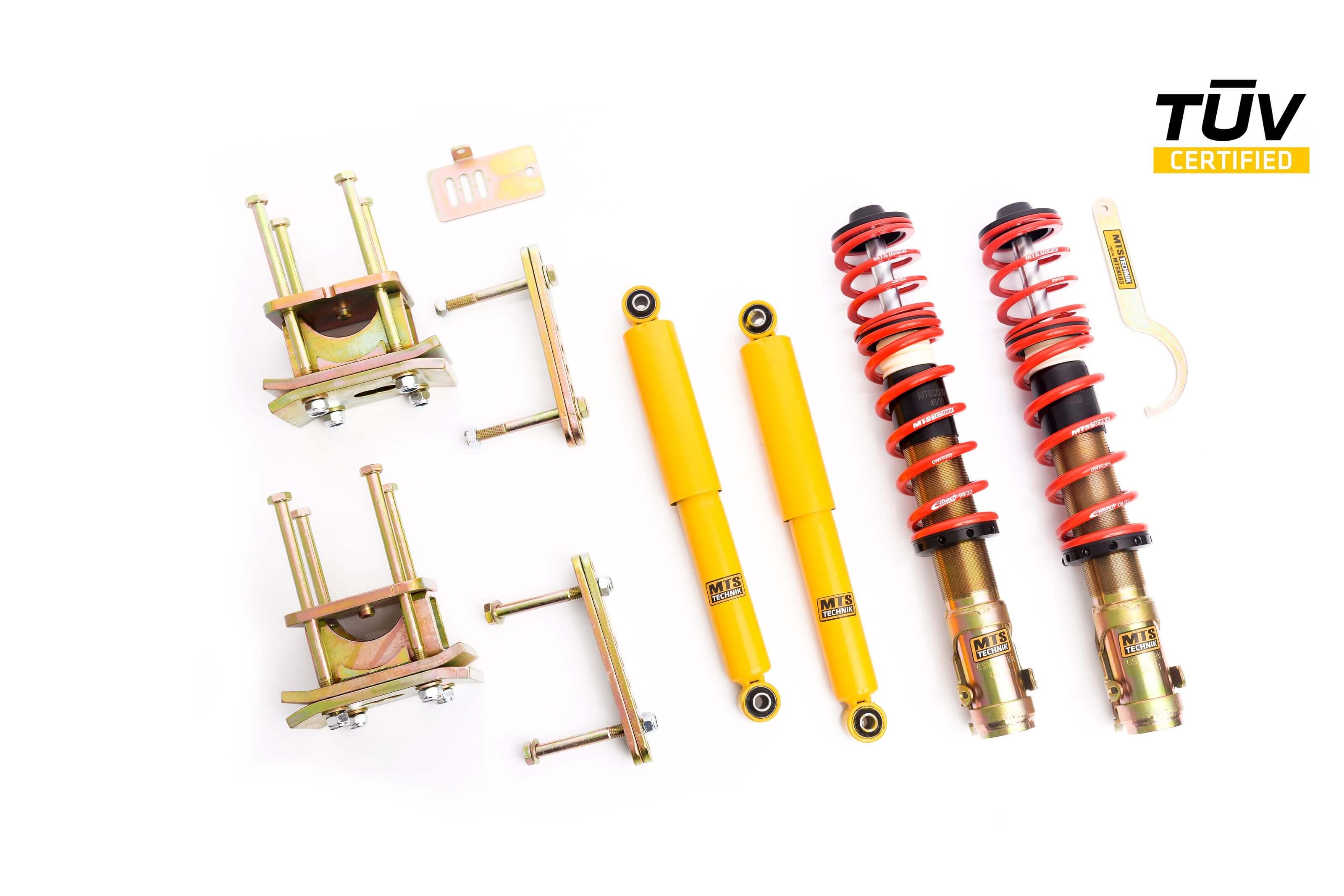 Street Coilover Kit (Gold) for Volkswagen CADDY Mk2 Box Body/MPV (9K9A)