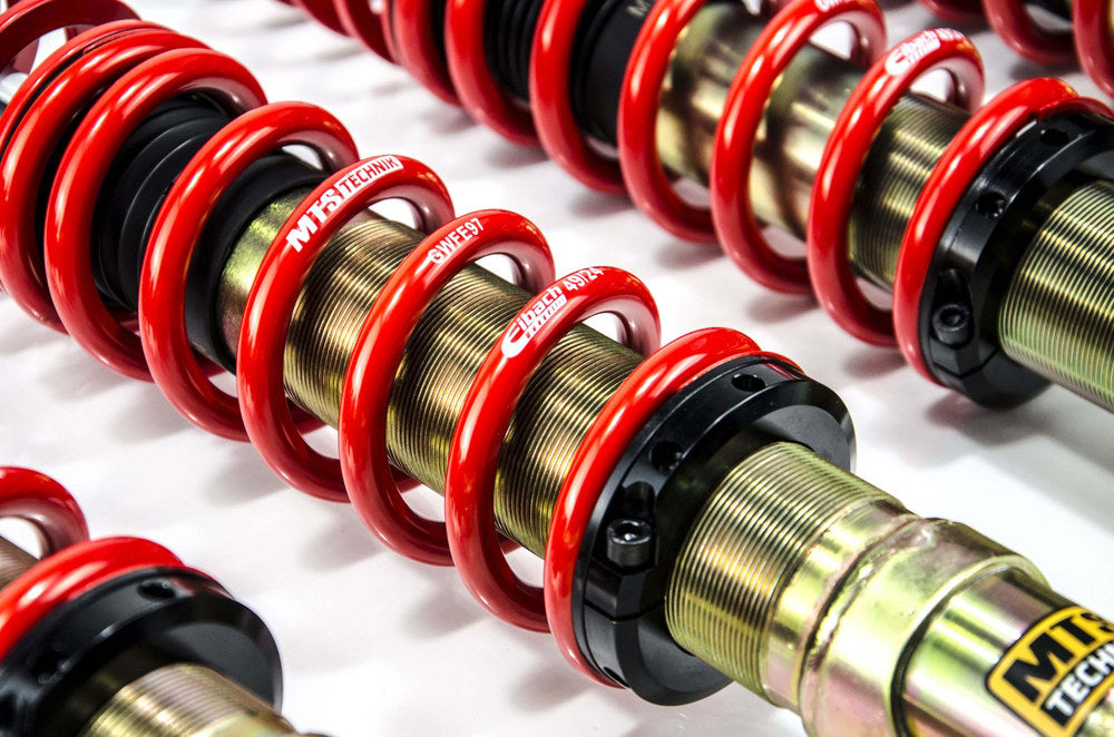 MTSGWVW86 Street Coilover Kit w/ Camber Adjust Top Mounts (Gold) for Volkswagen GOLF II (19E/1G1)
