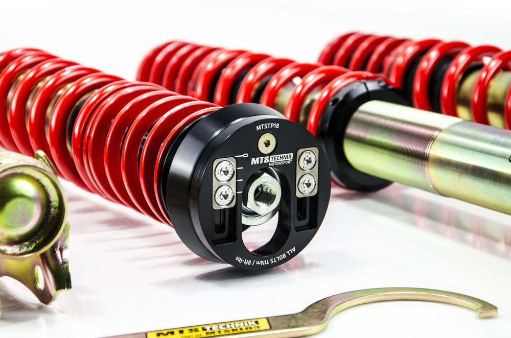 MTSGWVW86-S Stance Coilover Kit w/ Camber Adjust Top Mounts (Gold) for Seat TOLEDO I (1L)