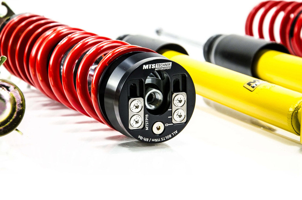 MTSGWVW87-S Stance Coilover Kit w/ Camber Adjust Top Mounts (Gold) for Volkswagen BORA Variant (1J6)