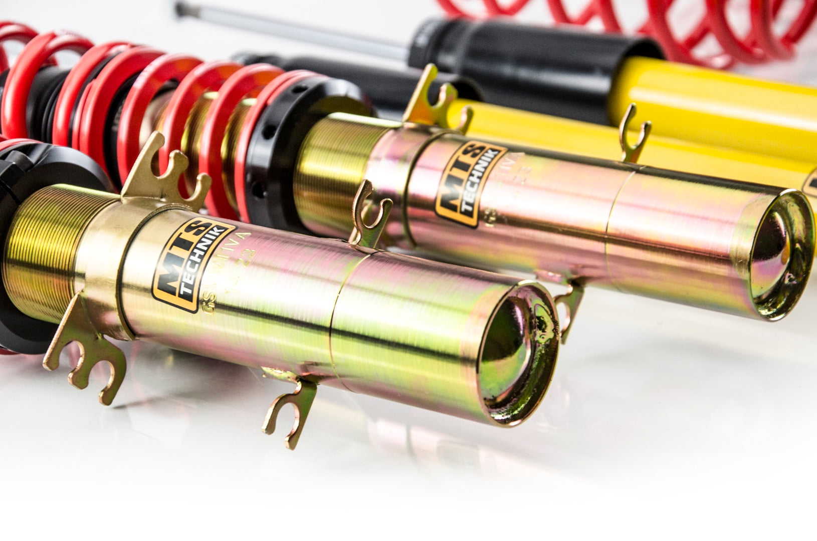 Street Coilover Kit w/ Camber Adjust Top Mounts (Gold) for Audi TT Roadster (8N)