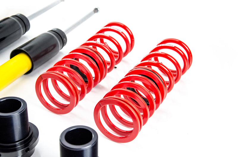 Stance Coilover Kit w/ Camber Adjust Top Mounts (Gold) for Audi TT (8N)