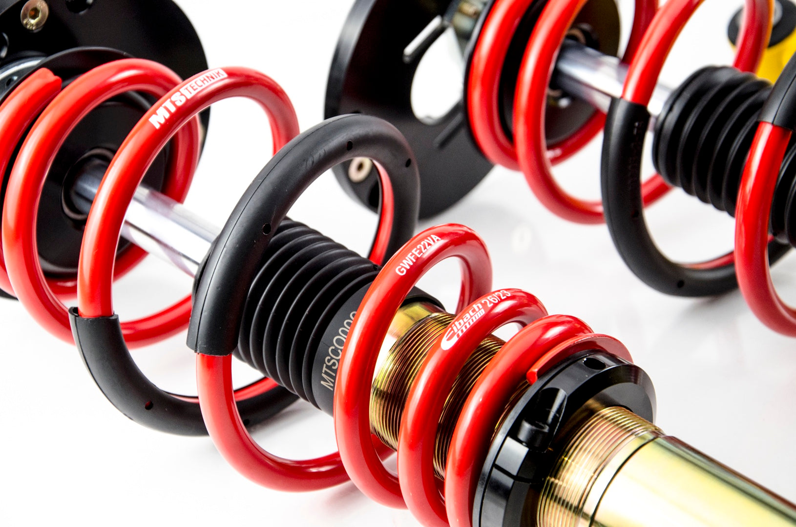 Street Coilover Kit w/ Camber Adjust Top Mounts (Gold) for Volkswagen CADDY III Box Body/MPV (2K/2C)