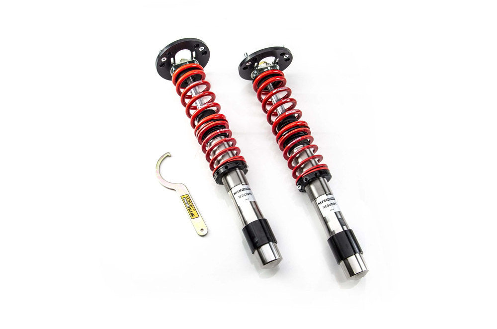 XMTSGWBM107 Street Coilover Kit w/ Camber Adjust Top Mounts (Inox) for BMW 5 (E39)