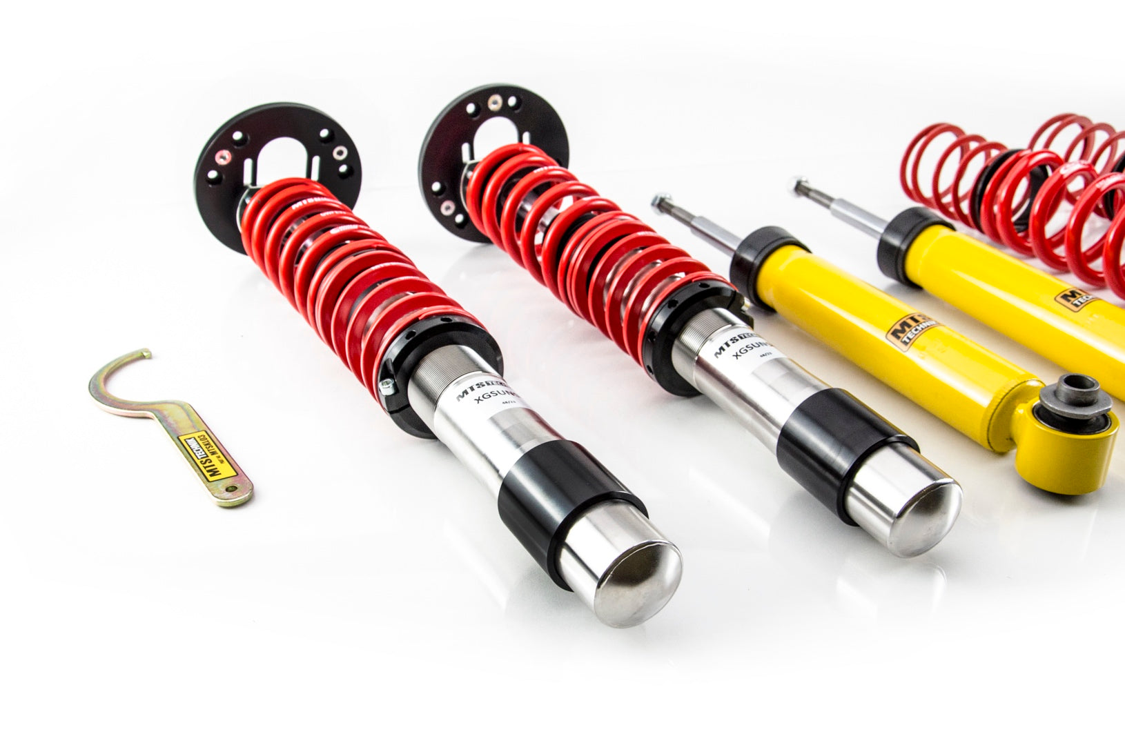 Street Coilover Kit w/ Camber Adjust Top Mounts (Gold) - Weld-In for BMW 3 Touring (E30)