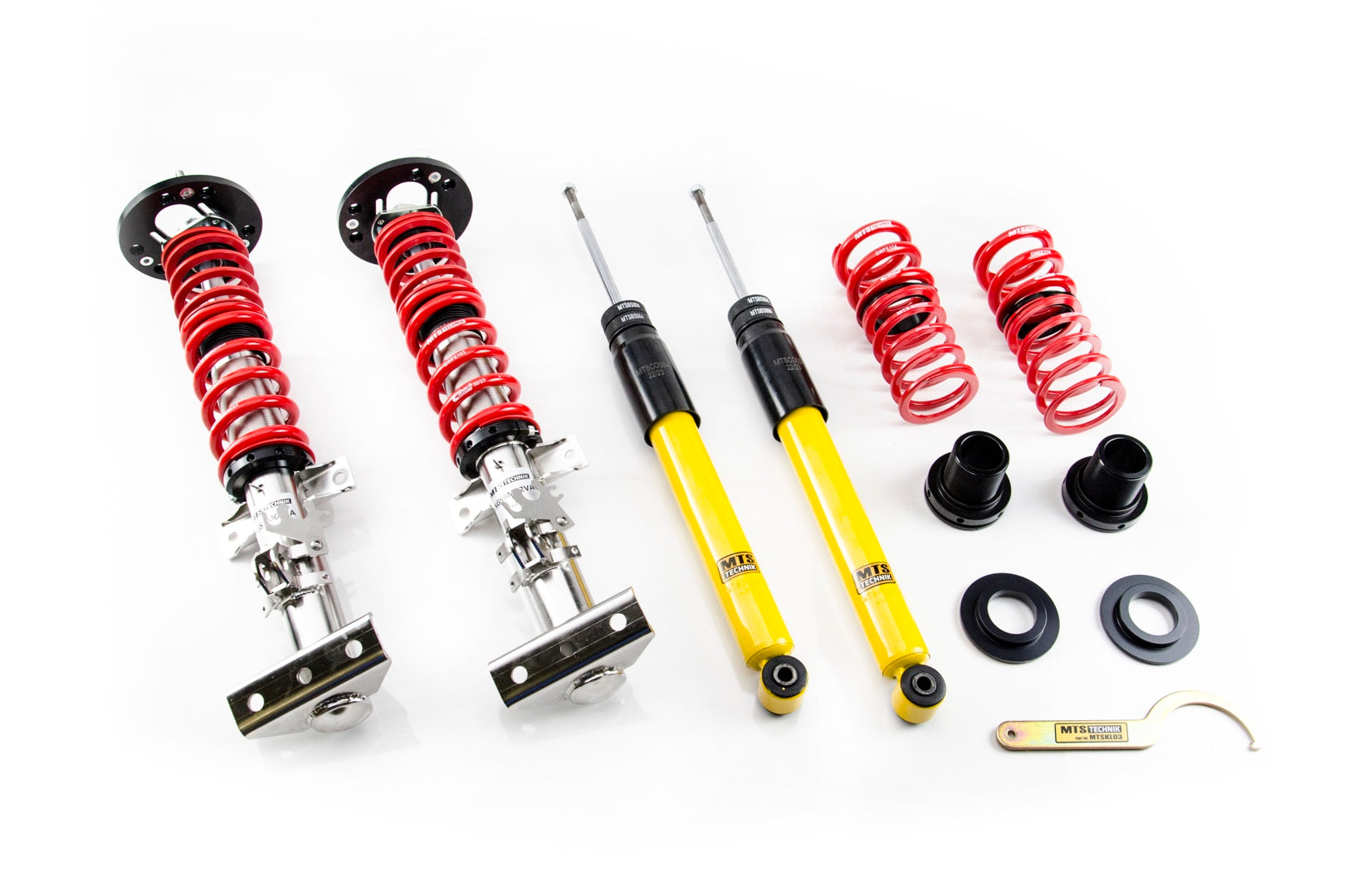 Street Coilover Kit w/ Camber Adjust Top Mounts (Gold) for BMW 3 (E36)