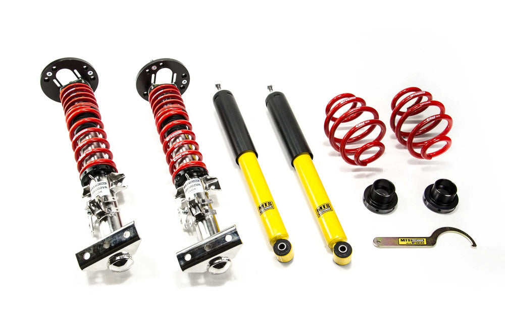 XMTSGWBM117 Street Coilover Kit w/ Camber Adjust Top Mounts (Inox) for BMW 3 Compact (E36)