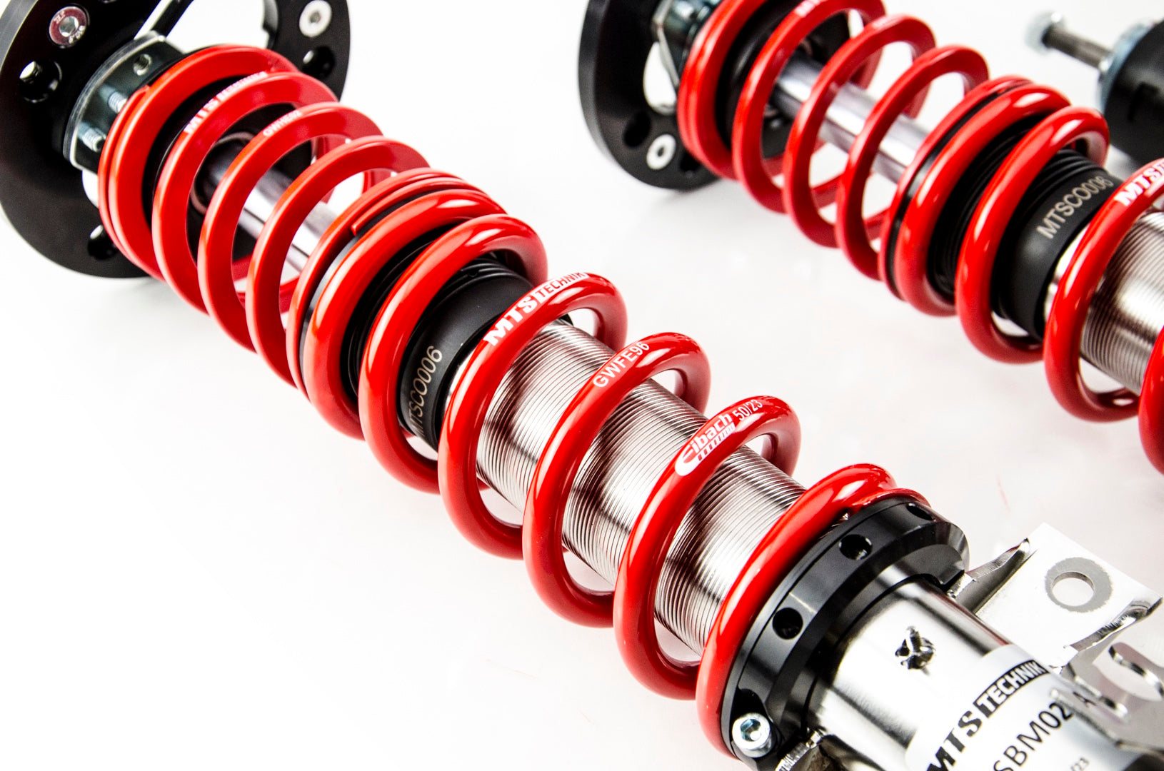 Street Coilover Kit w/ Camber Adjust Top Mounts (Inox) - Weld-In for BMW 3 Convertible (E30)