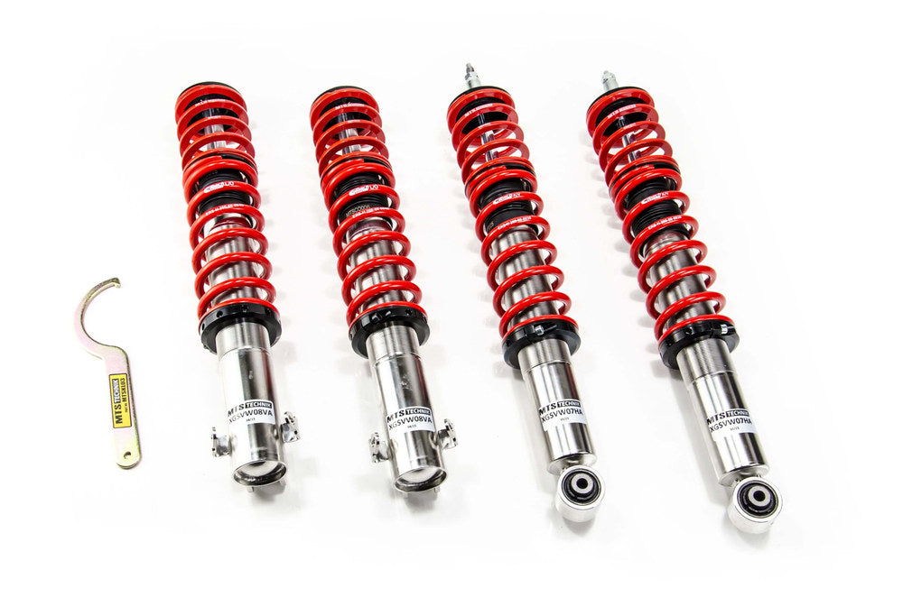 XMTSGWVW27-C Comfort Coilover Kit (Inox) for Volkswagen POLO III (6N1)
