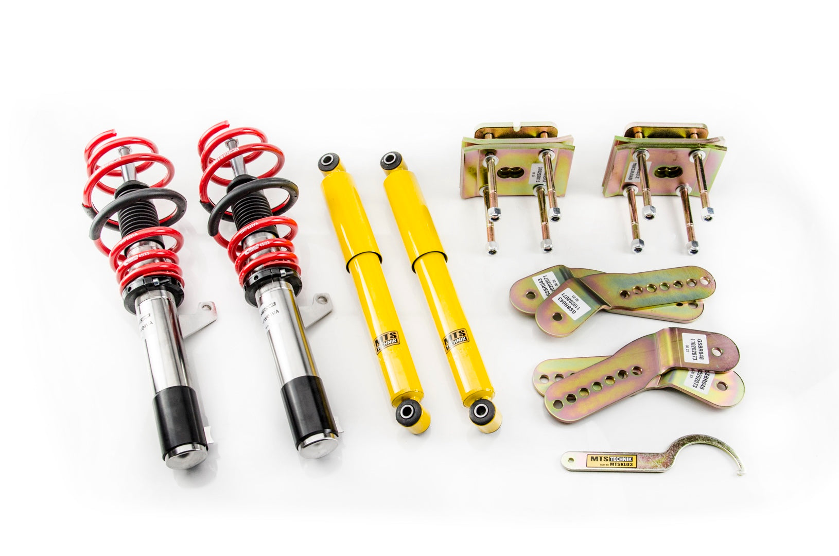 Street Coilover Kit (Gold) for Volkswagen CADDY Mk4 MPV (SAB/SAJ)
