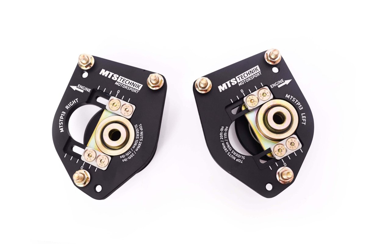 Adjustable camber / caster top mounts (Front) for Fiat SEICENTO / 600 (187) - MTS Technik UK - mtscp13set-fiat-seicento-600-187