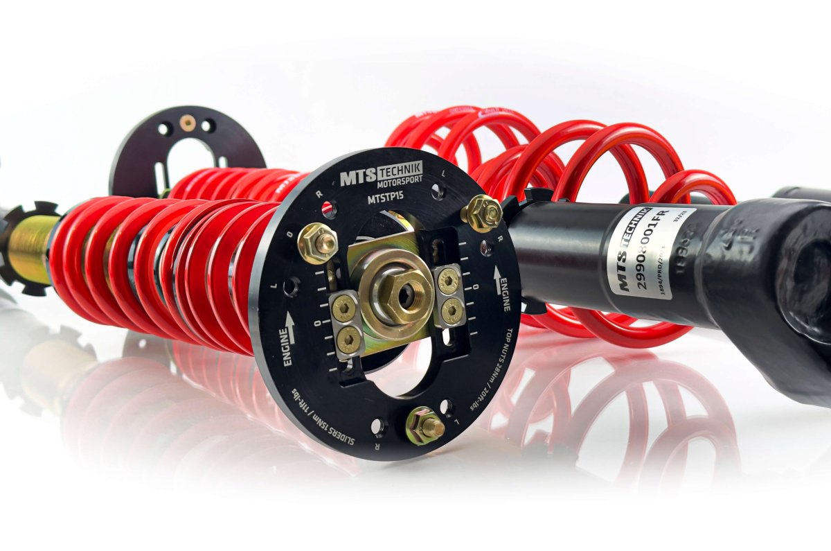 Comfort Coilover Kit w/ Camber Adjust Top Mounts (Gold) - Weld-In for