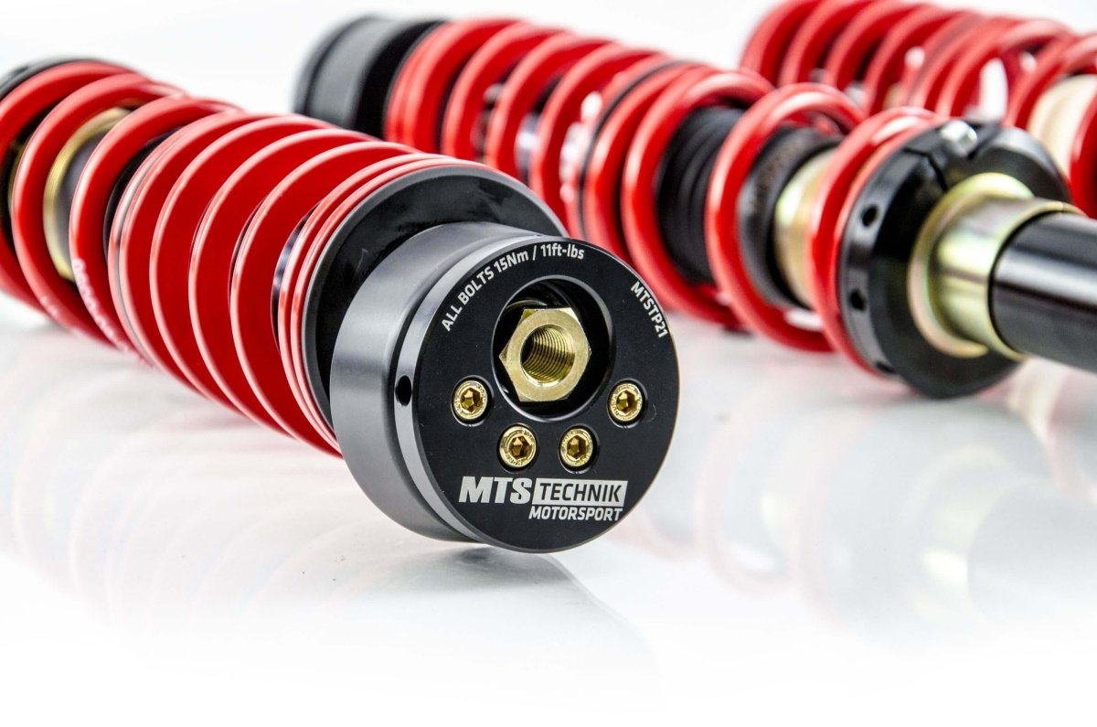 Comfort Coilover Kit w/ Camber Adjust Top Mounts (Gold) - Weld - In for Volkswagen PASSAT B2 Variant (33B) - MTS Technik UK - mtsgwvw112-c-volkswagen-passat-b2-variant-33b