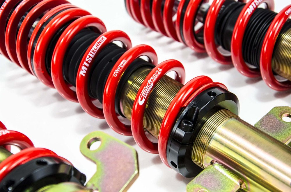 MTSGWAU70-S Stance Coilover Kit w/ Camber Adjust Top Mounts (Gold) for Audi 80 B3 Saloon (89/8A) - MTS Technik UK - mtsgwau70-s-audi-80-b3-saloon-898a