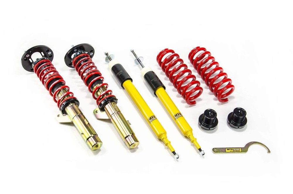 MTSGWBM104 Street Coilover Kit w/ Camber Adjust Top Mounts (Gold) for BMW 3 Touring (E91) - MTS Technik UK - mtsgwbm104-bmw-3-touring-e91