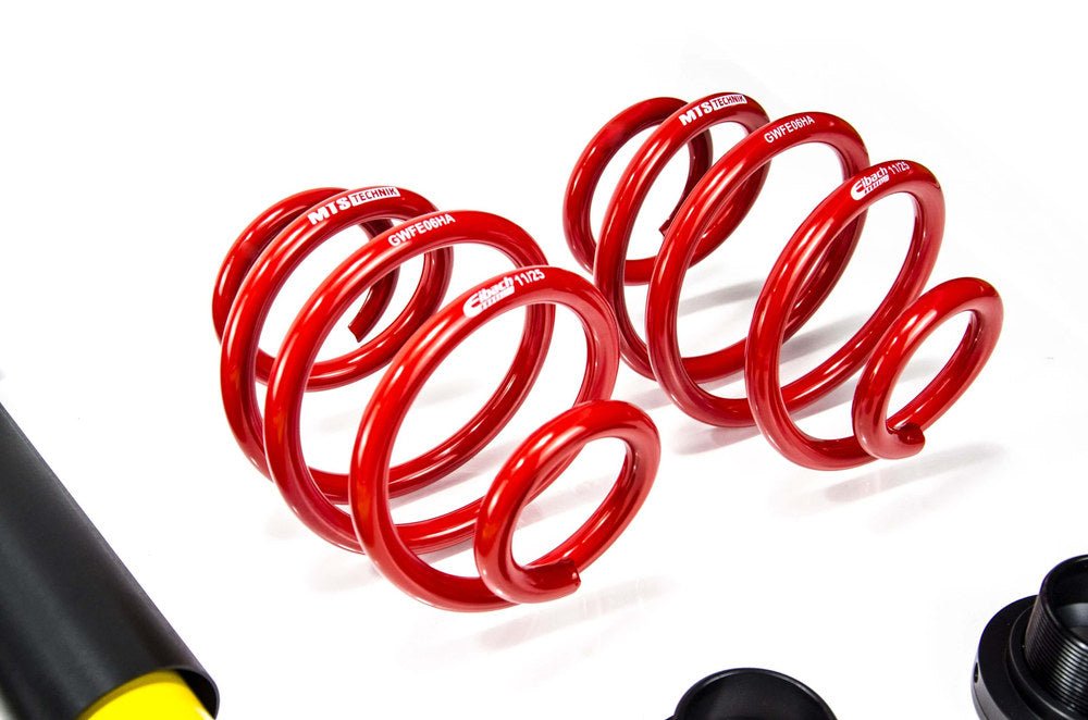 MTSGWBM105-C Comfort Coilover Kit w/ Camber Adjust Top Mounts (Gold) for BMW 3 Convertible (E30) - MTS Technik UK - mtsgwbm105-c-bmw-3-convertible-e30
