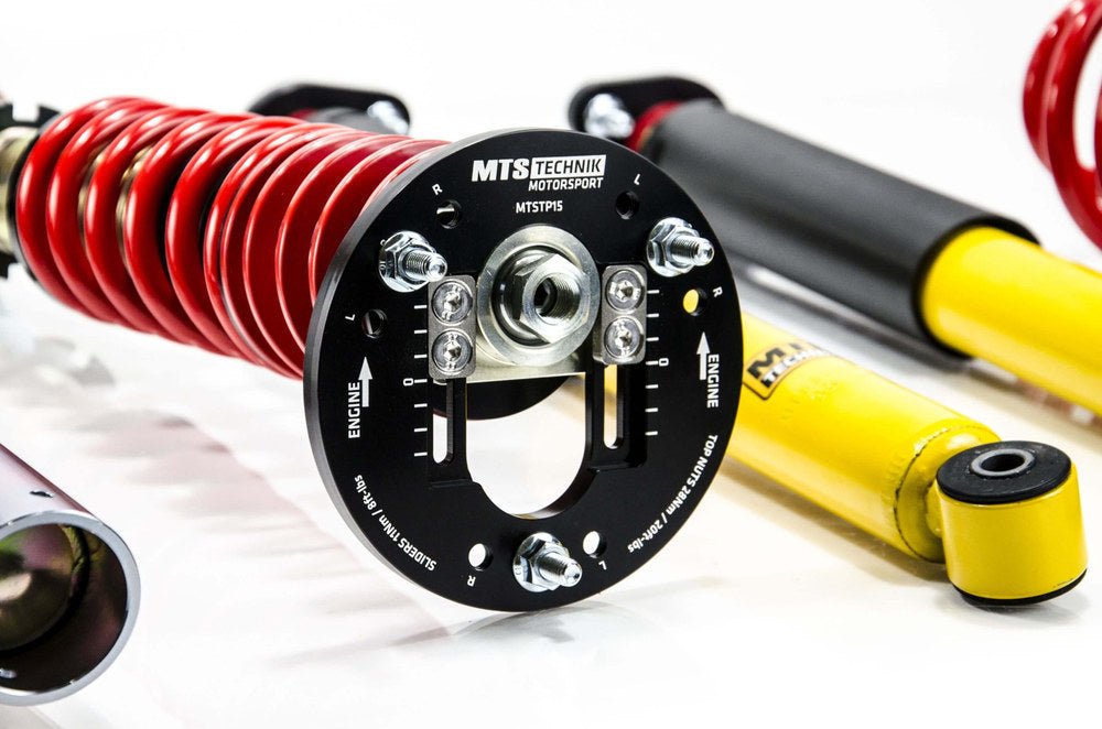 MTSGWBM105 Street Coilover Kit w/ Camber Adjust Top Mounts (Gold) for BMW 3 Touring (E30) - MTS Technik UK - mtsgwbm105-bmw-3-touring-e30