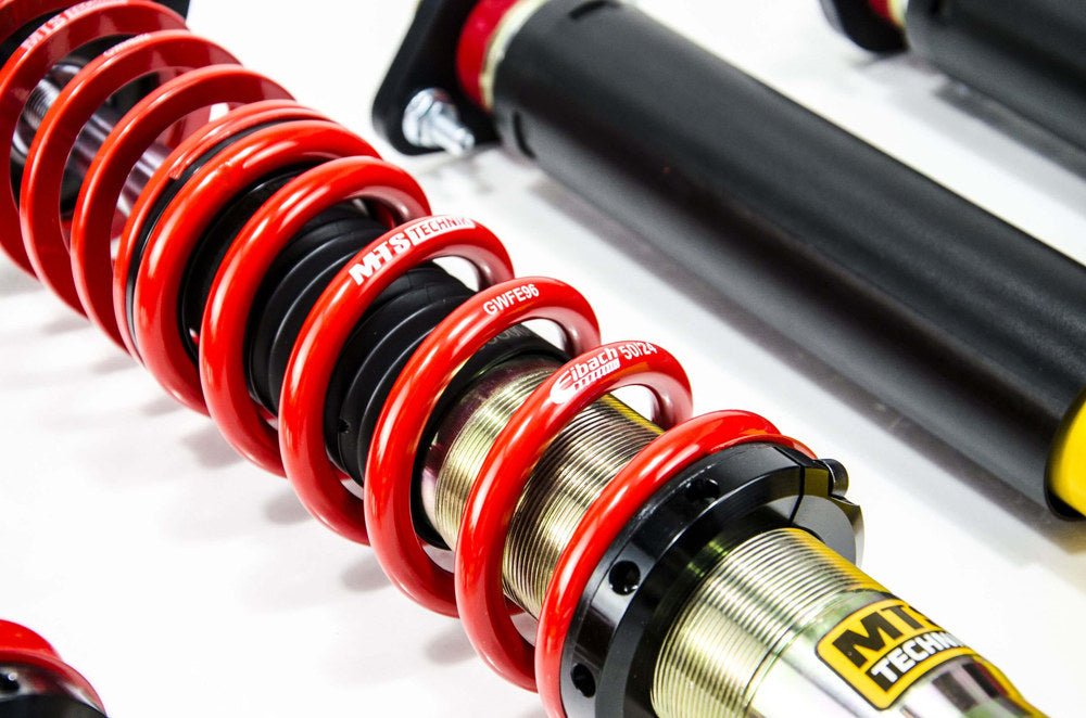 MTSGWBM105 Street Coilover Kit w/ Camber Adjust Top Mounts (Gold) for BMW 3 Touring (E30) - MTS Technik UK - mtsgwbm105-bmw-3-touring-e30
