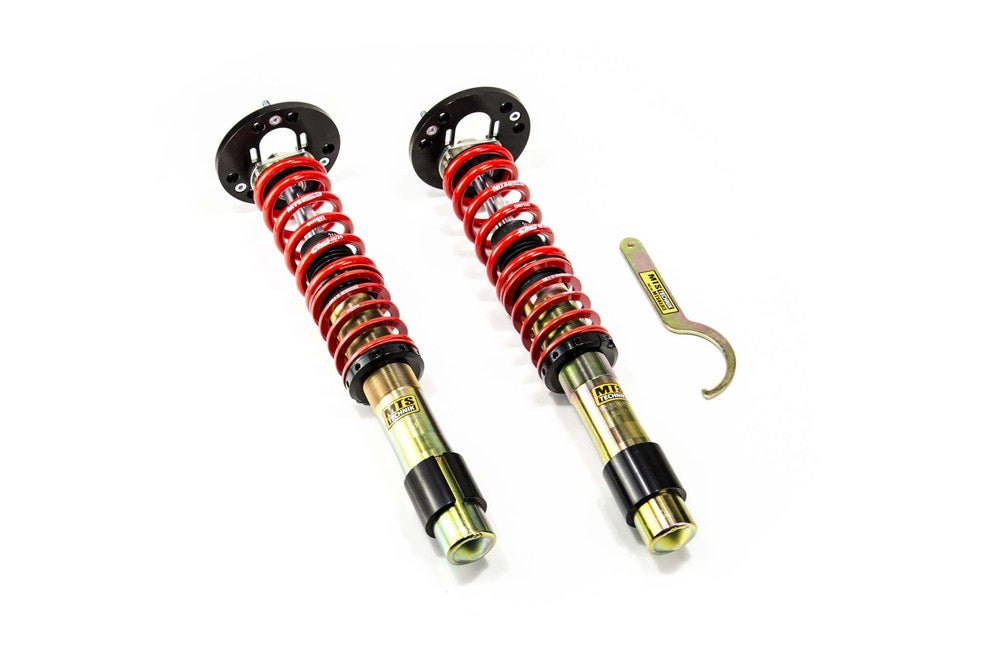 MTSGWBM107 Street Coilover Kit w/ Camber Adjust Top Mounts (Gold) for BMW 5 (E39) - MTS Technik UK - mtsgwbm107-bmw-5-e39