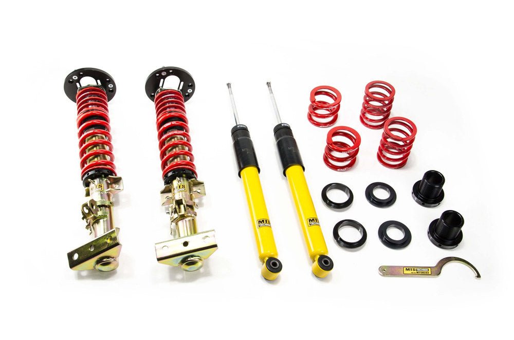 MTSGWBM116-S Stance Coilover Kit w/ Camber Adjust Top Mounts (Gold) for BMW 3 Convertible (E36) - MTS Technik UK - mtsgwbm116-s-bmw-3-convertible-e36